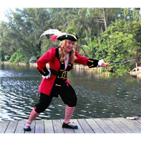 Salty Sue the Pirate Badge